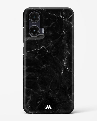 Marquina Black Marble Hard Case Phone Cover (Motorola)