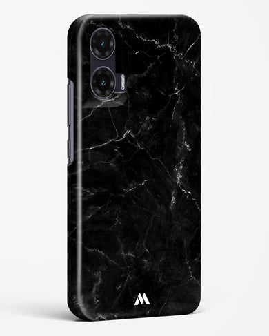 Marquina Black Marble Hard Case Phone Cover (Motorola)