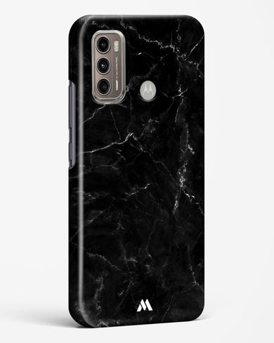 Marquina Black Marble Hard Case Phone Cover (Motorola)
