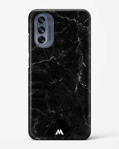 Marquina Black Marble Hard Case Phone Cover (Motorola)