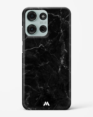 Marquina Black Marble Hard Case Phone Cover (Motorola)