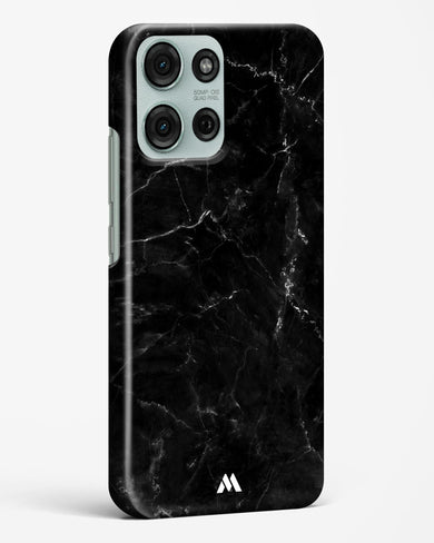 Marquina Black Marble Hard Case Phone Cover (Motorola)