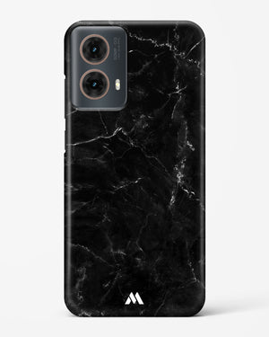 Marquina Black Marble Hard Case Phone Cover (Motorola)
