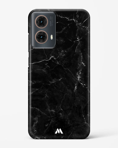 Marquina Black Marble Hard Case Phone Cover (Motorola)
