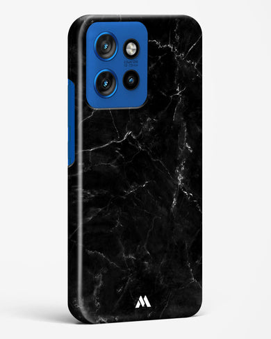 Marquina Black Marble Hard Case Phone Cover (Motorola)