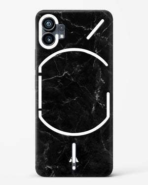 Marquina Black Marble Hard Case Nothing Phone 1