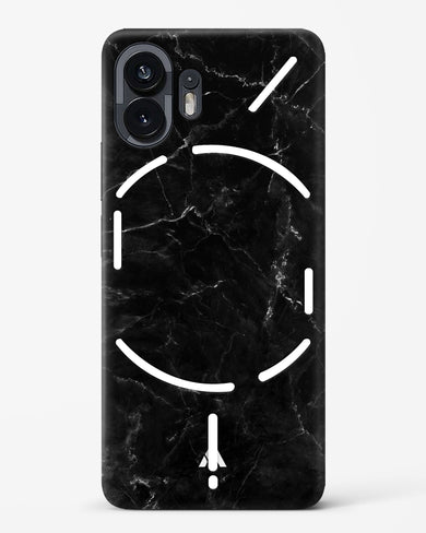 Marquina Black Marble Hard Case Phone Cover (Nothing)