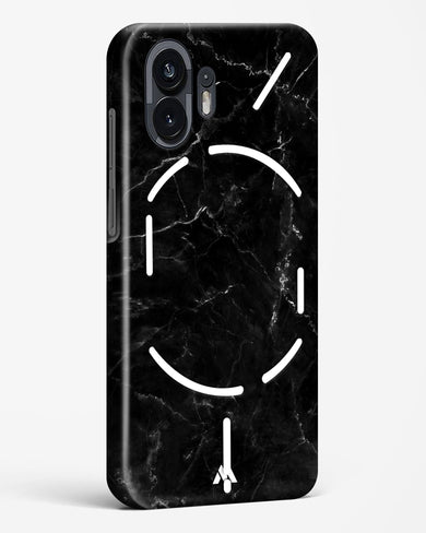 Marquina Black Marble Hard Case Phone Cover (Nothing)