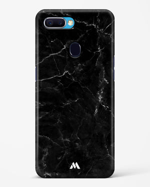 Marquina Black Marble Hard Case Phone Cover-(Oppo)