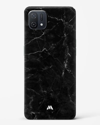 Marquina Black Marble Hard Case Phone Cover-(Oppo)