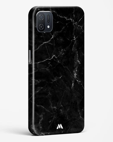 Marquina Black Marble Hard Case Phone Cover-(Oppo)