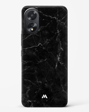 Marquina Black Marble Hard Case Phone Cover (Oppo)