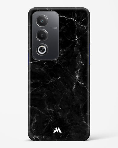 Marquina Black Marble Hard Case Phone Cover (Oppo)