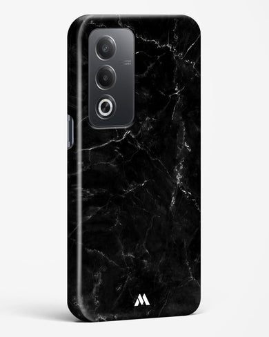 Marquina Black Marble Hard Case Phone Cover (Oppo)