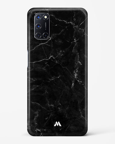 Marquina Black Marble Hard Case Phone Cover-(Oppo)