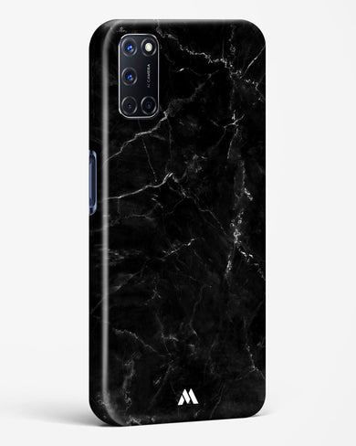 Marquina Black Marble Hard Case Phone Cover-(Oppo)