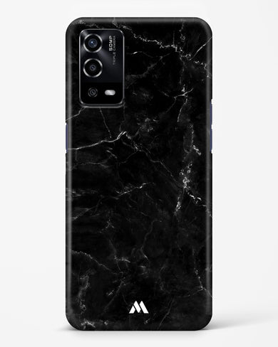 Marquina Black Marble Hard Case Phone Cover (Oppo)
