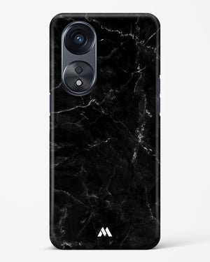 Marquina Black Marble Hard Case Phone Cover (Oppo)