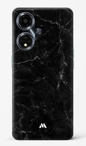 Marquina Black Marble Hard Case Phone Cover (Oppo)