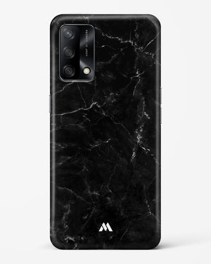 Marquina Black Marble Hard Case Phone Cover-(Oppo)