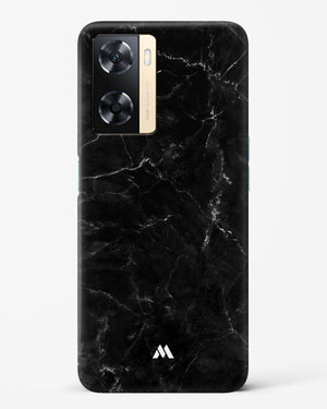 Marquina Black Marble Hard Case Phone Cover-(Oppo)