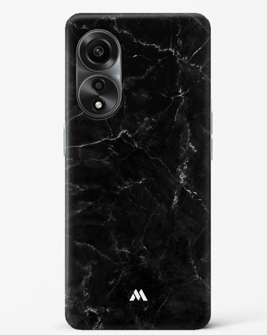 Marquina Black Marble Hard Case Phone Cover (Oppo)
