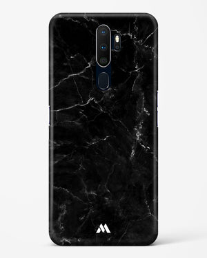 Marquina Black Marble Hard Case Phone Cover-(Oppo)