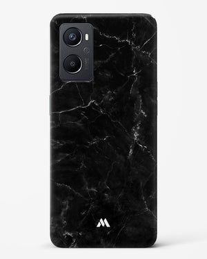 Marquina Black Marble Hard Case Phone Cover-(Oppo)