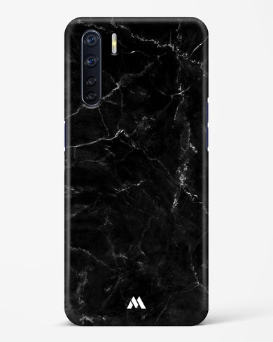 Marquina Black Marble Hard Case Phone Cover-(Oppo)