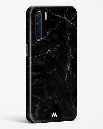 Marquina Black Marble Hard Case Phone Cover-(Oppo)