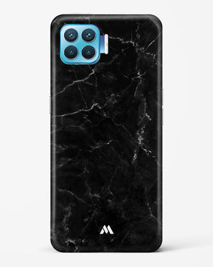 Marquina Black Marble Hard Case Phone Cover-(Oppo)