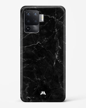 Marquina Black Marble Hard Case Phone Cover-(Oppo)