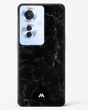 Marquina Black Marble Hard Case Phone Cover (Oppo)