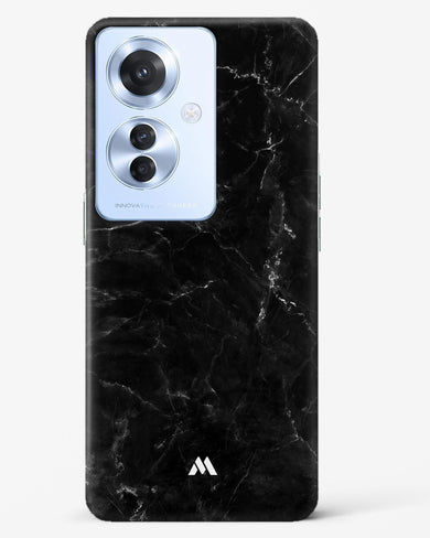 Marquina Black Marble Hard Case Phone Cover (Oppo)