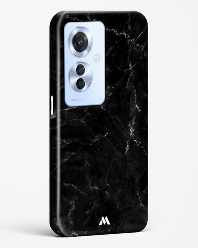 Marquina Black Marble Hard Case Phone Cover (Oppo)