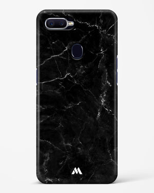 Marquina Black Marble Hard Case Phone Cover-(Oppo)