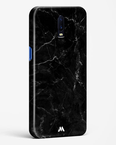 Marquina Black Marble Hard Case Phone Cover-(Oppo)