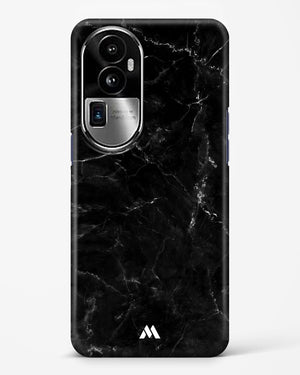 Marquina Black Marble Hard Case Phone Cover (Oppo)