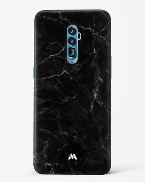 Marquina Black Marble Hard Case Phone Cover-(Oppo)