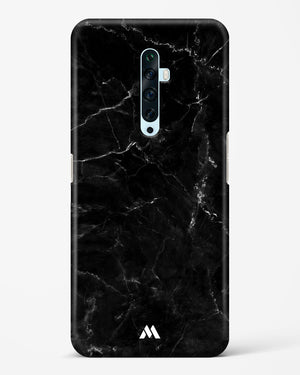 Marquina Black Marble Hard Case Phone Cover-(Oppo)