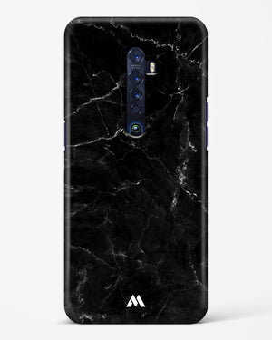 Marquina Black Marble Hard Case Phone Cover-(Oppo)