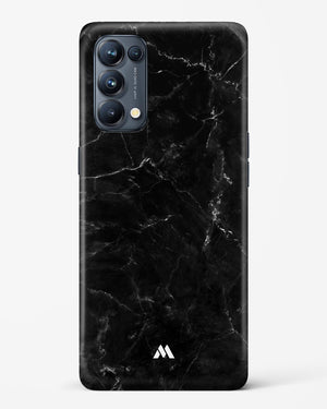 Marquina Black Marble Hard Case Phone Cover-(Oppo)