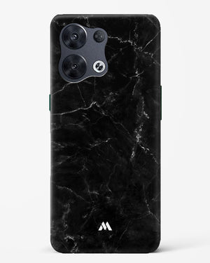Marquina Black Marble Hard Case Phone Cover (Oppo)