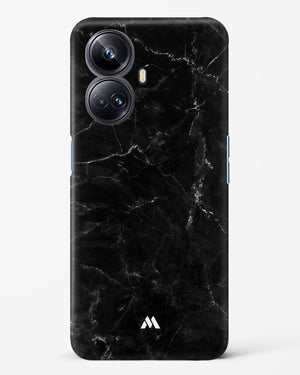 Marquina Black Marble Hard Case Phone Cover-(Realme)