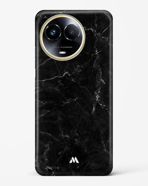 Marquina Black Marble Hard Case Phone Cover-(Realme)