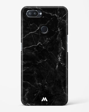 Marquina Black Marble Hard Case Phone Cover-(Realme)