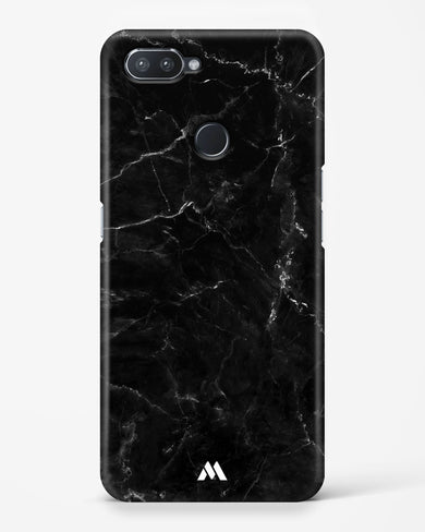 Marquina Black Marble Hard Case Phone Cover-(Realme)