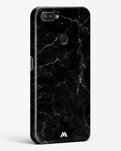 Marquina Black Marble Hard Case Phone Cover-(Realme)