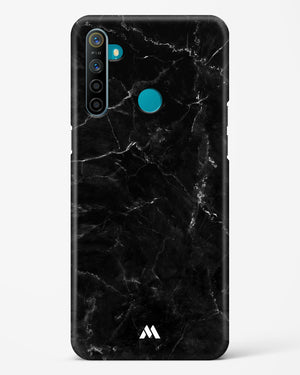 Marquina Black Marble Hard Case Phone Cover-(Realme)