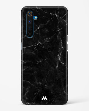 Marquina Black Marble Hard Case Phone Cover-(Realme)